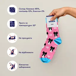 Шкарпетки ORNER x Maliunok "Гав" 41-44 - мініатюра 8