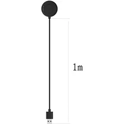 Зарядний пристрій DK кабель (1m) USB для Xiaomi Amazfit 3 Stratos (A1928) (black) - мініатюра 6