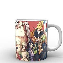 Кухоль GeekLand Великий куш One Piece всі персонажі OP.02.003 330 мл білий - мініатюра 2