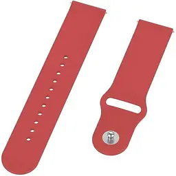 Силіконовий ремінець BeCover для Huawei Watch GT / GT 2 46 mm / GT 2 Pro / GT Active / Honor Watch Magic / Magic 2 / GS Pro / Dream Red (706328) - мініатюра 2
