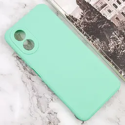 Силіконовий чохол Candy Full Camera для Oppo A78 4G Зелений / Menthol - мініатюра 2