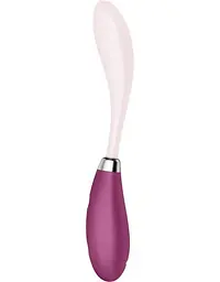 Вибратор Satisfyer G-Spot Flex 3 для точки G, 19.5х3.3 см красный