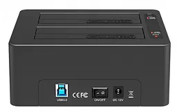 Зовнішня кишеня Maiwo клонов. для 2*HDD 2,5"/3,5" SATA/SSD через USB3.0 (K3082A) - мініатюра 4