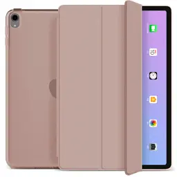 Чохол до планшета BeCover Tri Fold Hard Apple iPad mini 6 2021 Rose Gold (706859) - мініатюра 2