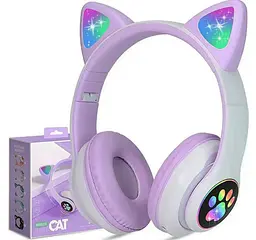Бездротові дитячі навушники Cat Ear STN-28 з котячими вушками