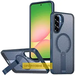 Чохол TPU Breeze with MagSafe stand для Xiaomi Redmi 14C / Poco C75 Blue