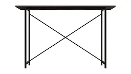 Стіл письмовий Line Лайт Ferrum-decor 750x1200x500 Чорний метал ДСП Венге Магія 16 мм (FRD-106157)