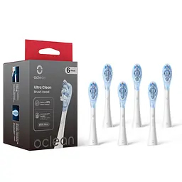 Насадка для зубної електрощітки Oclean Ultra Білий Clean UC03 6 шт (6970810556926)