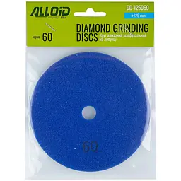 Круг алмазний Alloid Building Tools шліфувальний на липучці 125 мм зерно 60 (DD-125060) - мініатюра 5