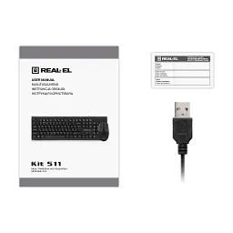 Комплект REAL-EL Kit 511 USB Black (EL123100052) - мініатюра 11