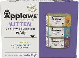 Набір консервів для кошенят Applaws Kitten Mixed Selection Multipack 6 х 70 г