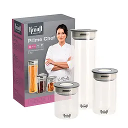 Набір з контейнерів Fresco та ємностей Prime Chef Krauff+ мультифункціональний подрібнювач