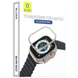 Захисна рамка BlueO Titanium Frame для Apple Watch Ultra 1/2/3 49mm Black - мініатюра 3