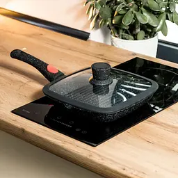 Сковорода-гриль Haus Roland HP33545 25см зі знімною ручкою - мініатюра 2