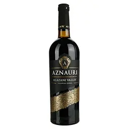 Вино Aznauri Alazani Valley Red, червоне, напівсолодке, 9-13%, 0,75 л (703038)