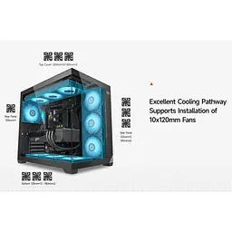 Корпус PcCooler CPS C3 T700 ARGB BK (C3-T700BKD401-GL) - мініатюра 9
