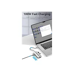 Концентратор Vention USB 3.1 Type-C to HDMI 4K60Hz/USB 3.0x3/PD 100W 5-in-1 (TQDHB) - мініатюра 6