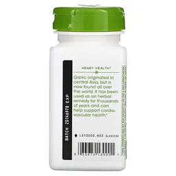 Натуральна добавка Nature's Way Garlic Bulb 100 вегакапсул - мініатюра 3