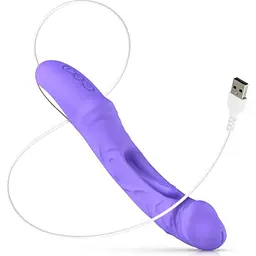 Вібратор Good Vibes Only Flax Vibrating Dildo with G-Spot Stimulator (SX3064) [152361] - мініатюра 4
