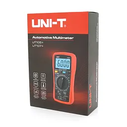 Мультиметр UNI-T UT105+ Вимірювання: V, A, R, Hz, C, NCV, True RMS, перевірка діодів, продзвонювання, HOLD - мініатюра 2