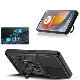 Панель BeCover Military для Motorola Edge 50 Fusion Black (712162) - мініатюра 4