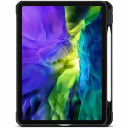 TPU+PC чохол Xundd 360 Rotate Stand (pen slot) для Apple iPad Pro 11 (2024-25) Чорний - мініатюра 2
