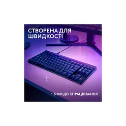 Клавіатура Logitech G515 TKL Cored GL Tactile RGB USB UA Black (920-014133) - мініатюра 3