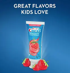 Дитяча зубна паста з ароматом полуниці Crest Kid's Cavity Protection Anticavity Strawberry Rush 119 г (BT4496) - мініатюра 4