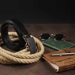 Чоловічий шкіряний ремінь Vintage 115х3,5 см acs0014812 - мініатюра 6