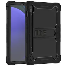 Захисний чохол для планшета Samsung Galaxy Tab S9 (SM-X710/X716B/X718U)/S9 FE (SM-X510/X516)/S10 FE (SM-X520/X526)/S10 Lite (SM- X400/X406), Rover, чорний, протиударний, з відкидною підставкою, накладка, TPU+PC, амортизуючі кути