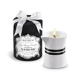 Масажна свічка Petits Joujoux - Athens - Musk and Patchouli (190 г) розкішна упаковка