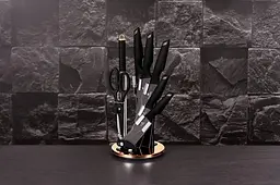Набір ножів Berlinger Haus Black Rose Collection, чорний (BH 2692) - мініатюра 4