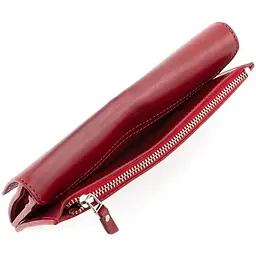 Портмоне жіноче шкіряне Elegante червоне GRANDE PELLE 20х11х2 см acs0032205 - мініатюра 8