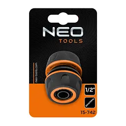 З'єднувальна муфта для шланга Neo Tools муфта ремонтна 1/2", двокомпонентна (15-742) - мініатюра 5