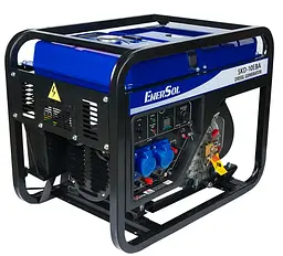 Генератор дизельний EnerSol 9/10 кВт SKD-10EBA - мініатюра 2