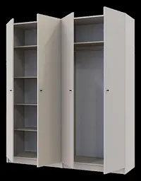 Комплект Doros Промо з полицями Кашемір 2+2 ДСП 180х48х204 (44900290) - мініатюра 1