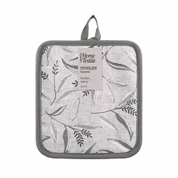 Прихватка Ardesto Grey leaves 18х20см, 100% поліестер, cірий (ART04GL)