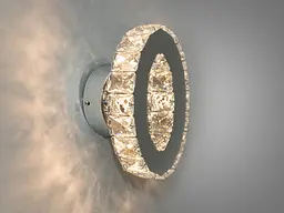 Світильник настінний LED Diasha 9604HR, 6W, хром, 23.5 см, сучасний стиль