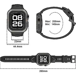 Смарт-годинник Blackview W30 Black - мініатюра 6