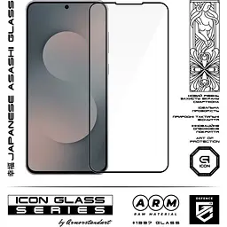 Захисне скло ArmorStandart Icon Glass для Samsung Galaxy S25 FE Black (ARM86141) [162879] - мініатюра 3