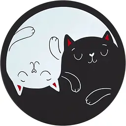 Таймер механічний Kite Cats чорний (K24-172) - мініатюра 4