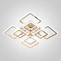 Люстра світлодіодна Valeso V K39205-4+4-TL GD з пультом - мініатюра 2