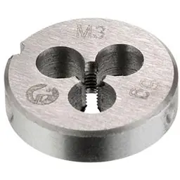 Плашка ручна кругла метрична Intertool M3 х 0.5