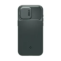Чехол Spigen Optik Armor MagSafe для iPhone 15 Pro Abyss Green (ACS06739) + защитное стекло - мініатюра 3