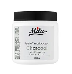 Альгінатна маска Деревне вугілля Peel Off Mask Charcoal Mila Perfect 200 г