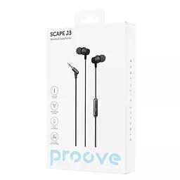 Навушники Proove дротові Scape J3 3.5mm чорні - мініатюра 2