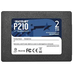 Накопичувач SSD Patriot P210 2TB 2.5" 7mm SATAIII 3D QLC (P210S2TB25)