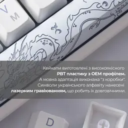 Клавіатура Ducky One 3 Mini Cherry MX Red RGB White (DKON2161ST-RUAPXPWWWSC1) UA [125719] - мініатюра 8