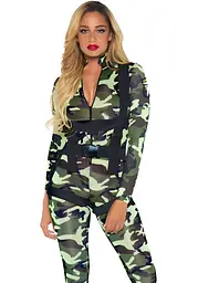Еротичний костюм десантниці Leg Avenue Pretty Paratrooper S, комбінезон, портупея