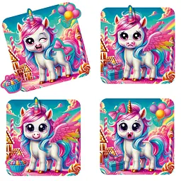 Гра розвиваюча "Емоції Єдиноріжки" Vladi Toys VT3220-01, 14 магнітів - мініатюра 3